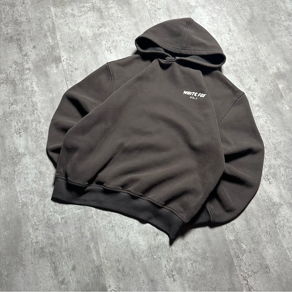 White Fox Boutique Black Hoodie Sweater - Picture 3 of 5